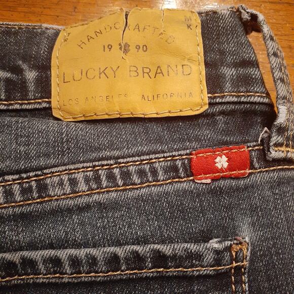BLUE LUCKY BRAND JEANS ANKLE 0125 USED - Picture 2 of 10
